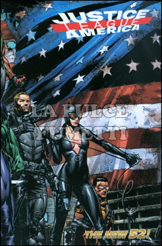 JUSTICE LEAGUE AMERICA COFANETTO NEW 52 #     1 - JUMBO EDITION METAL